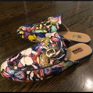 Printed Mules